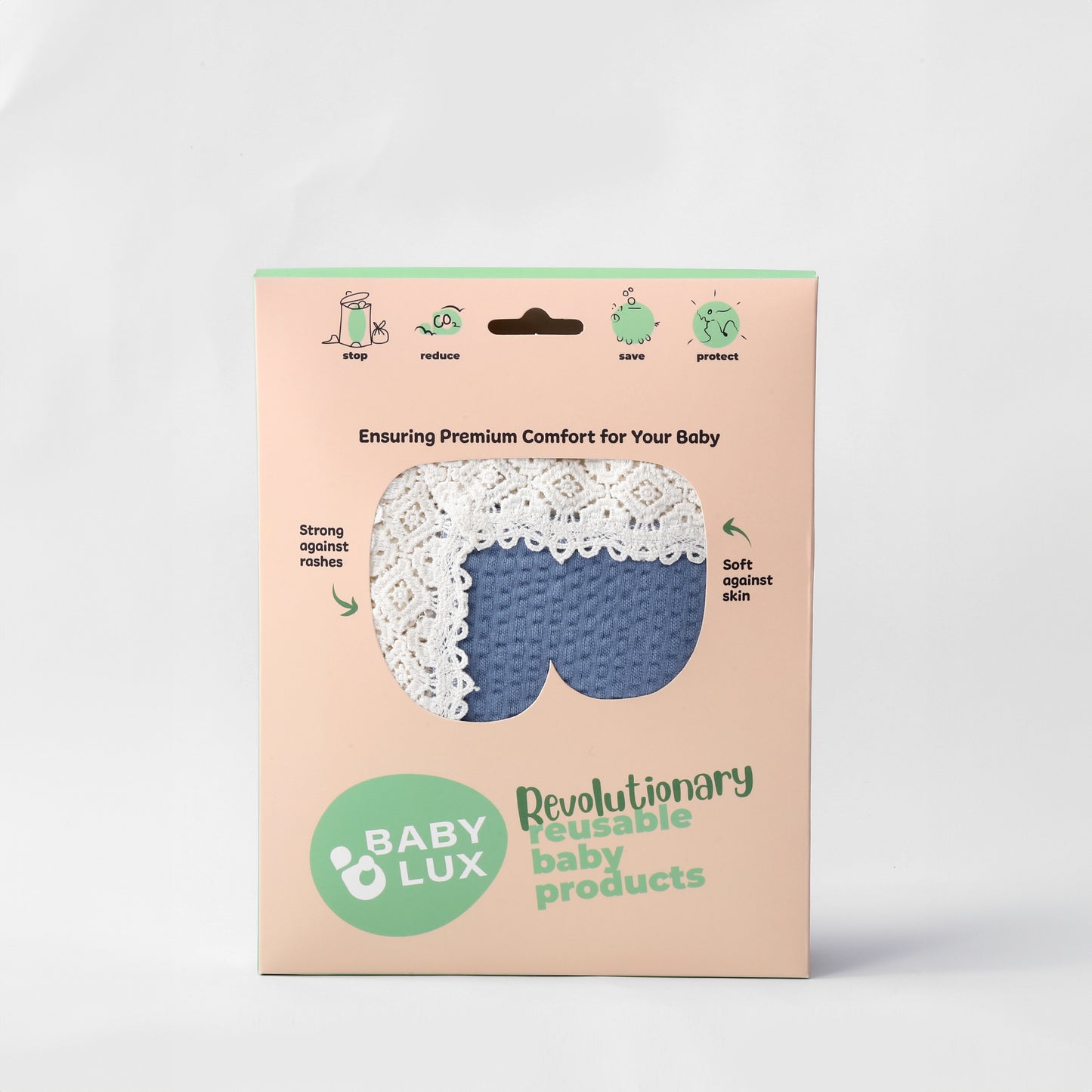 Babylux Cotton Waffle Swaddle
