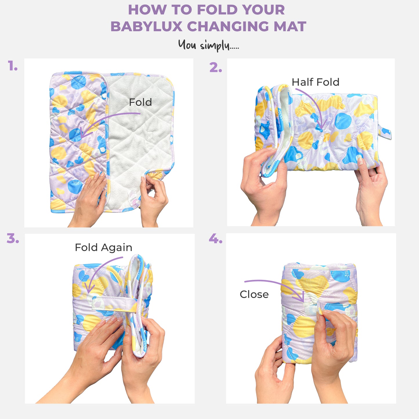 BABYLUX Waterproof Diaper Changing Mat