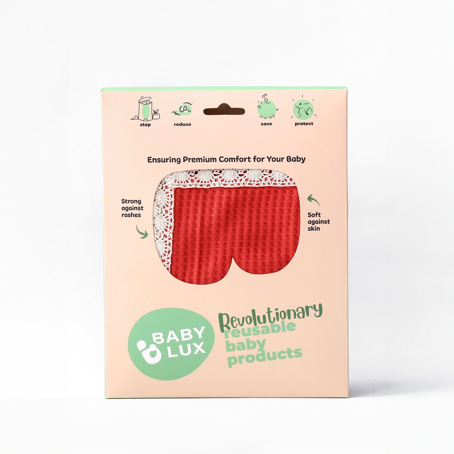 Babylux Cotton Waffle Swaddle