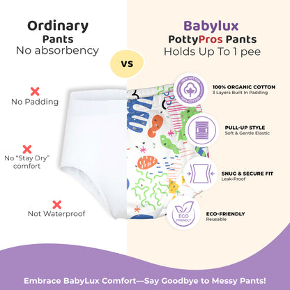 Babylux POTTY PROS Reusable Padded Underwear