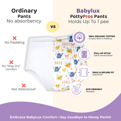 Babylux POTTY PROS Reusable Padded Underwear