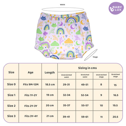 Babylux POTTY PROS Reusable Padded Underwear