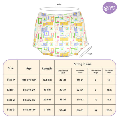 Babylux POTTY PROS Reusable Padded Underwear