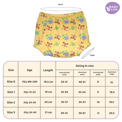 Babylux POTTY PROS Reusable Padded Underwear