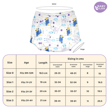 Babylux POTTY PROS Reusable Padded Underwear