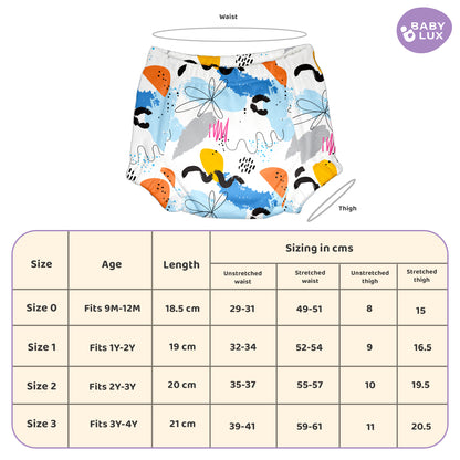 Babylux POTTY PROS Reusable Padded Underwear