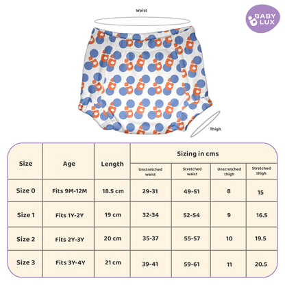 Babylux POTTY PROS Reusable Padded Underwear
