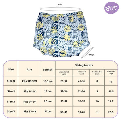 Babylux POTTY PROS Reusable Padded Underwear
