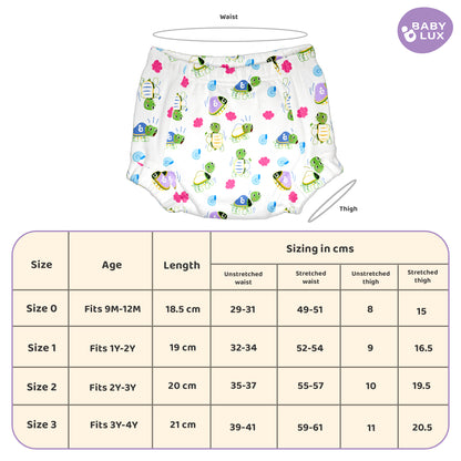 Babylux POTTY PROS Reusable Padded Underwear