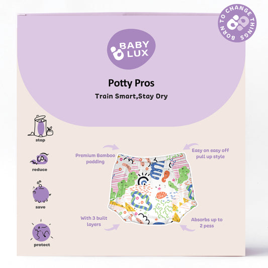 Babylux POTTY PROS Reusable Padded Underwear