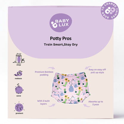 Babylux POTTY PROS Reusable Padded Underwear