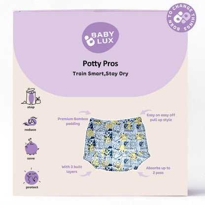 Babylux POTTY PROS Reusable Padded Underwear