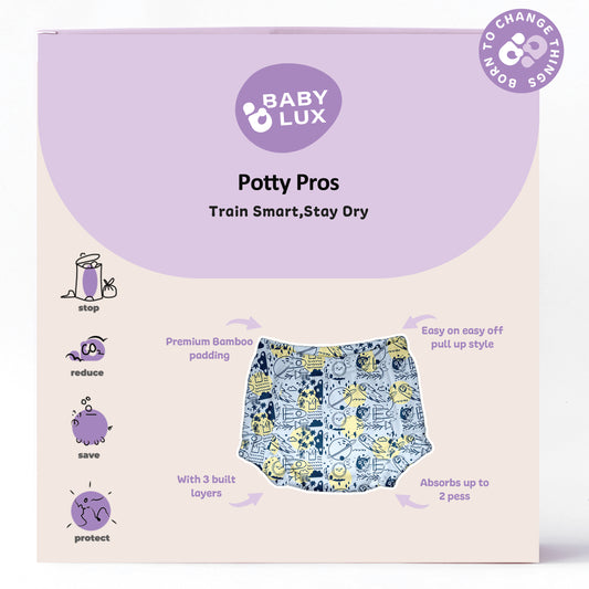 Babylux POTTY PROS Reusable Padded Underwear
