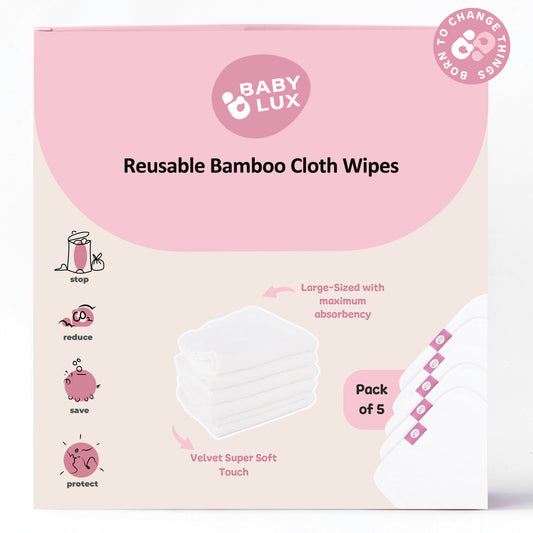 BABYLUX Reusable Cloth Wipes