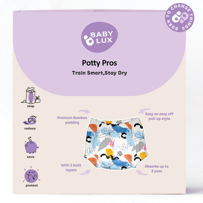 Babylux POTTY PROS Reusable Padded Underwear