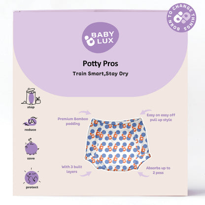 Babylux POTTY PROS Reusable Padded Underwear