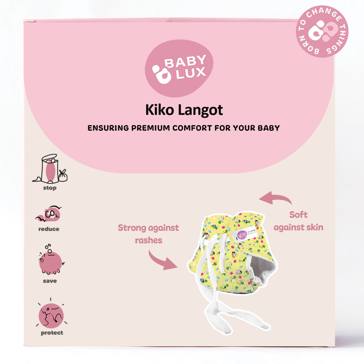 Babylux Kiko Dry Feel Padded Langot