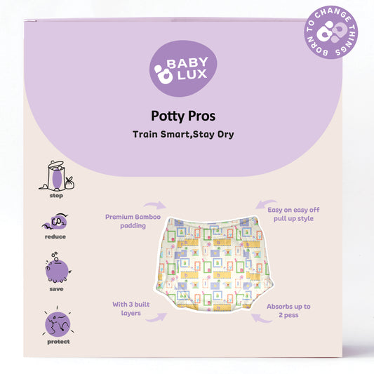 Babylux POTTY PROS Reusable Padded Underwear