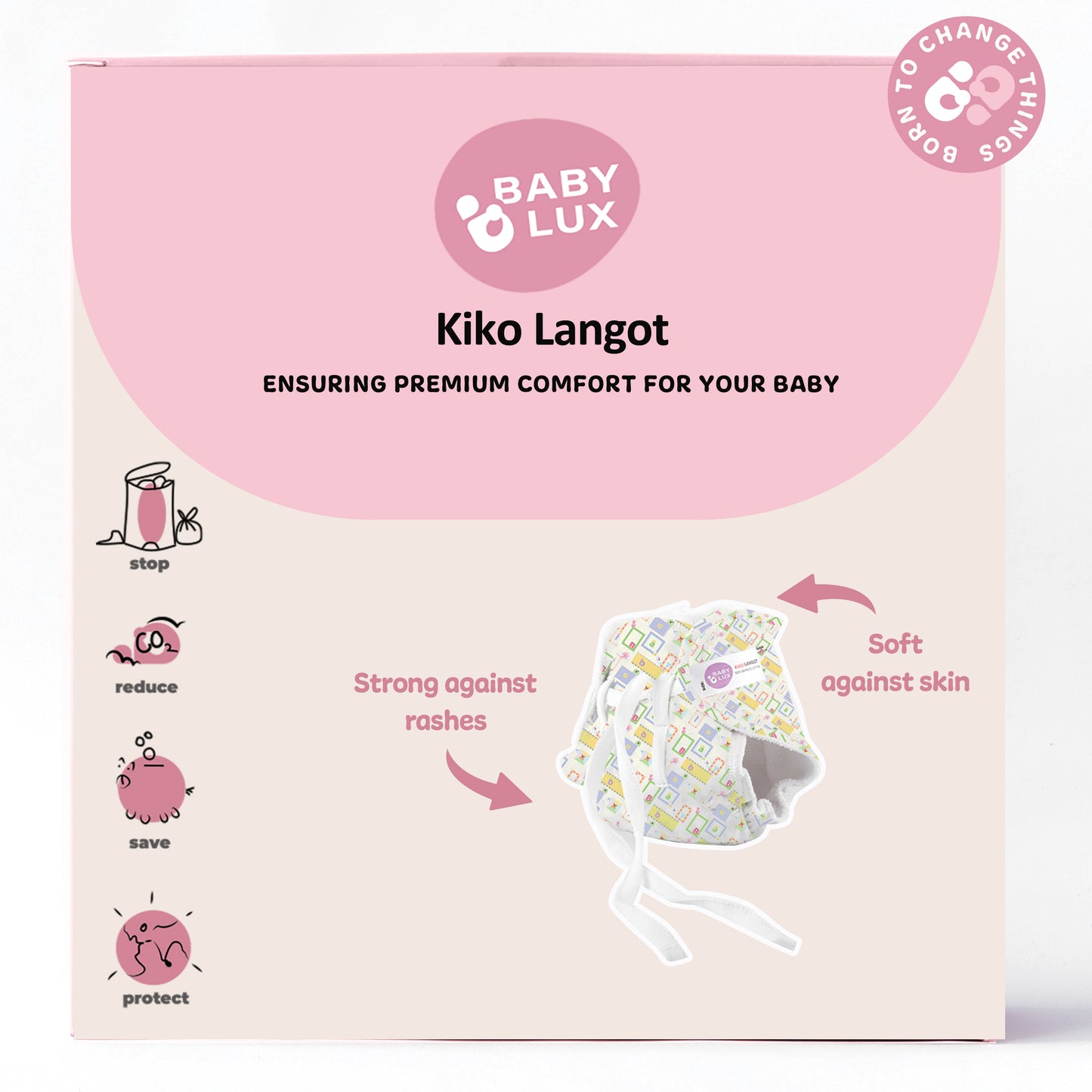 Babylux Kiko Dry Feel Padded Langot