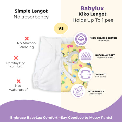 Babylux Kiko Dry Feel Padded Langot